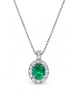 Collier Idee Preziose dal 1987 Femme in Or blanc Smeraldo IP.CK18B/9S